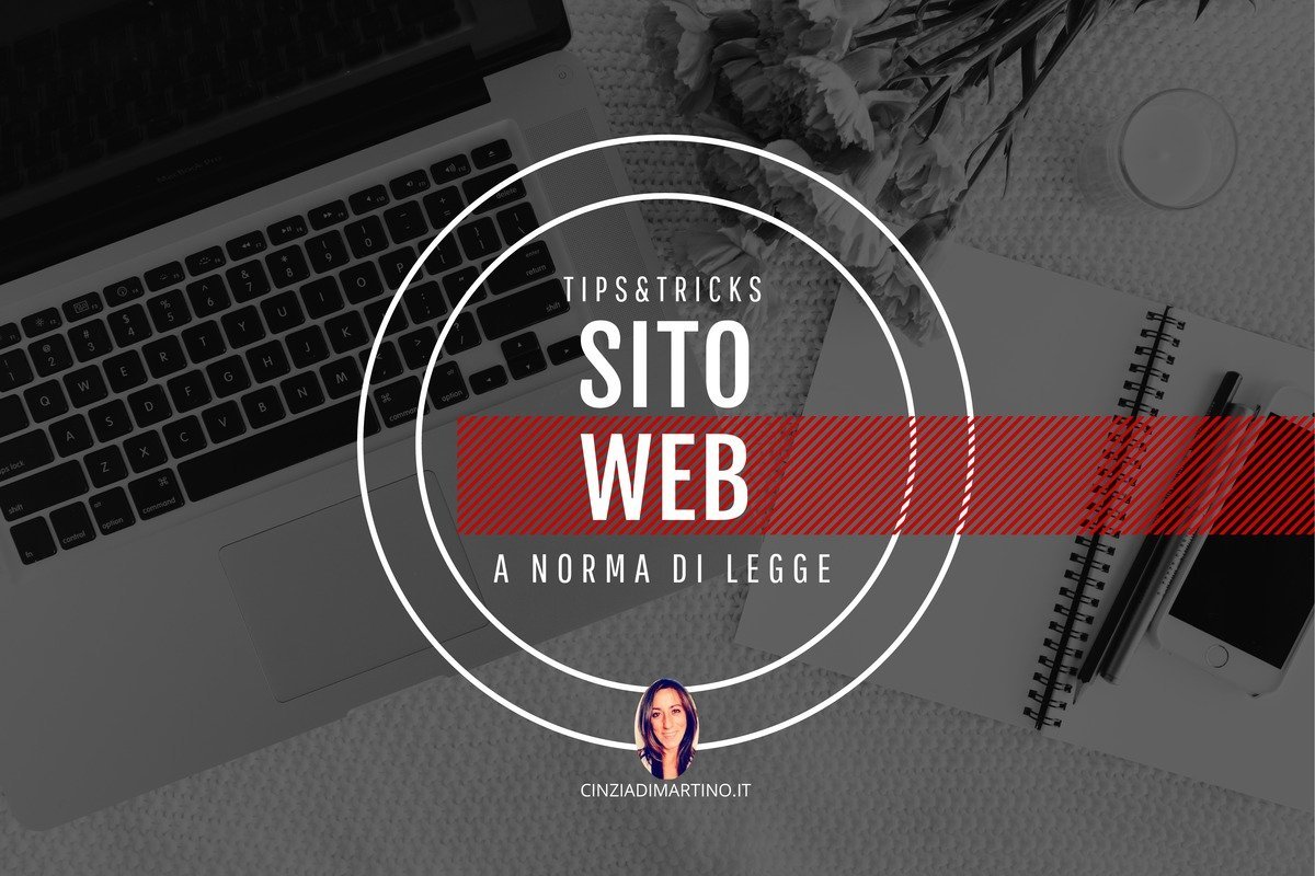 Come rendere un sito web a norma di legge