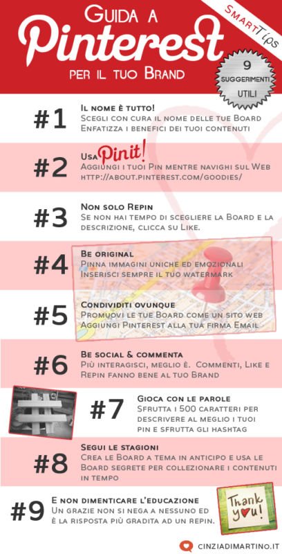 Guida a Pinterest per i Brand: 9 suggerimenti utili